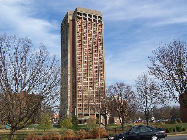 Pearce-Ford Tower, the largest dormitory at Western Kentucky University and the second largest in the United States