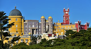 Pena Palace Castle in Sintra, Portugal