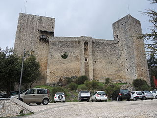 Castello di Pereto castle in Pereto (AQ), Italy