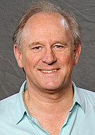 A photograph of Peter Davison