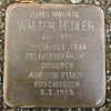 Plauen, Stolperstein Walter Hedler - Theumaer Straße 8.jpg