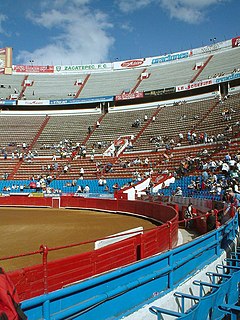 Vista de la plaza de toros.