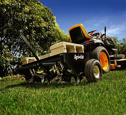 Aeration is one method used to maintain a lawn