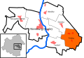 Deutsch: Lage von Pobzig in der Stadt Nienburg (Saale) im Salzlandkreis in Sachsen-Anhalt, Deutschland. English: Location of Pobzig in the municipality Nienburg (Saale) in Salzlandkreis in Saxony-Anhalt, Germany.   selected district   other districts   settlement   border of the municipality   border between two districts   Saale   This file was uploaded with Commonist.