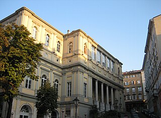 Politeama Rossetti theatre in Trieste, Italy