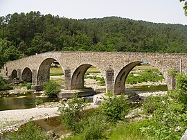 Bridge over the Gardon in Saint-Jean-du-Gard