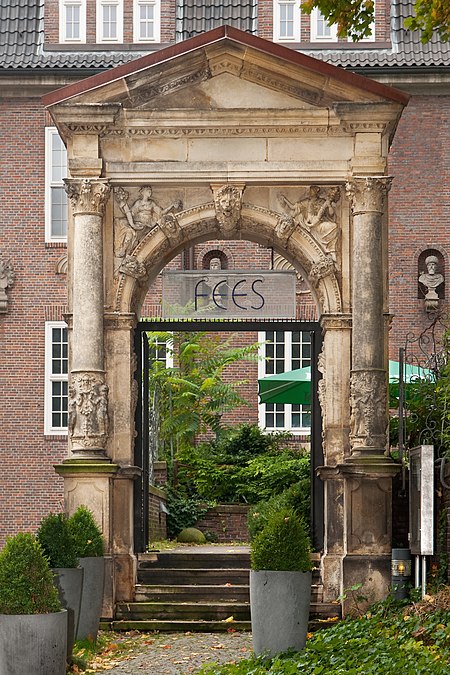 Portal of the former house in Speersort 14, Hamburg