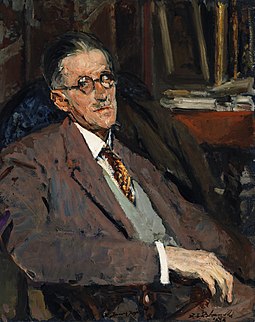 1934 portrait of James Joyce by Jacques-Emile Blanche Portrait of James Joyce P529.jpg