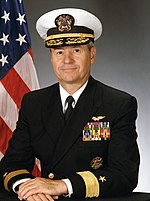Portrait of Rear Admiral (lower half) Michael J. McCabe, USN (covered).jpg