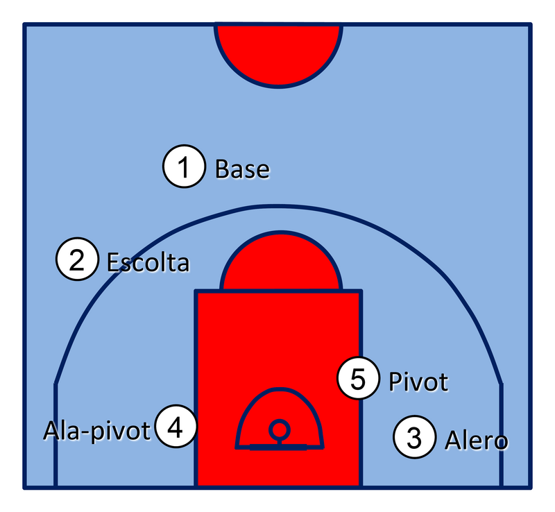 Posiciones del baloncesto - Wikipedia, la enciclopedia libre