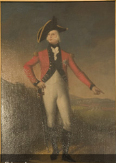 Prince Edward with the Star of the Garter, voted to him by the Nova Scotia House of Assembly in 1798. He served as the Commander-in-Chief of the Maritimes during the 1790s. Prince Edward By William J Weaver.png