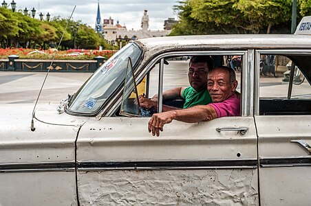 Public transport share taxi in Maracaibo city, Zulia, Venezuela