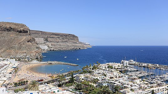 Panorama of Puerto de Mogán, Gran Canaria