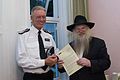 Rabbi Herschel Gluck OBE with Sir Bernard Hogan-Howe (Metropolitan Police Commissioner).jpg