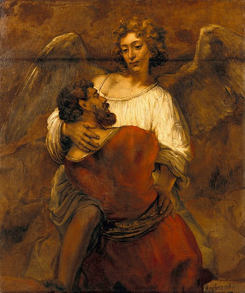 File:Rembrandt - Jacob Wrestling with the Angel - Google Art Project.jpg