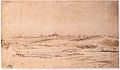 Drawing View of Haarlem with the Saxenburg Estate in the Foreground, in Boijmans van Beuningen
