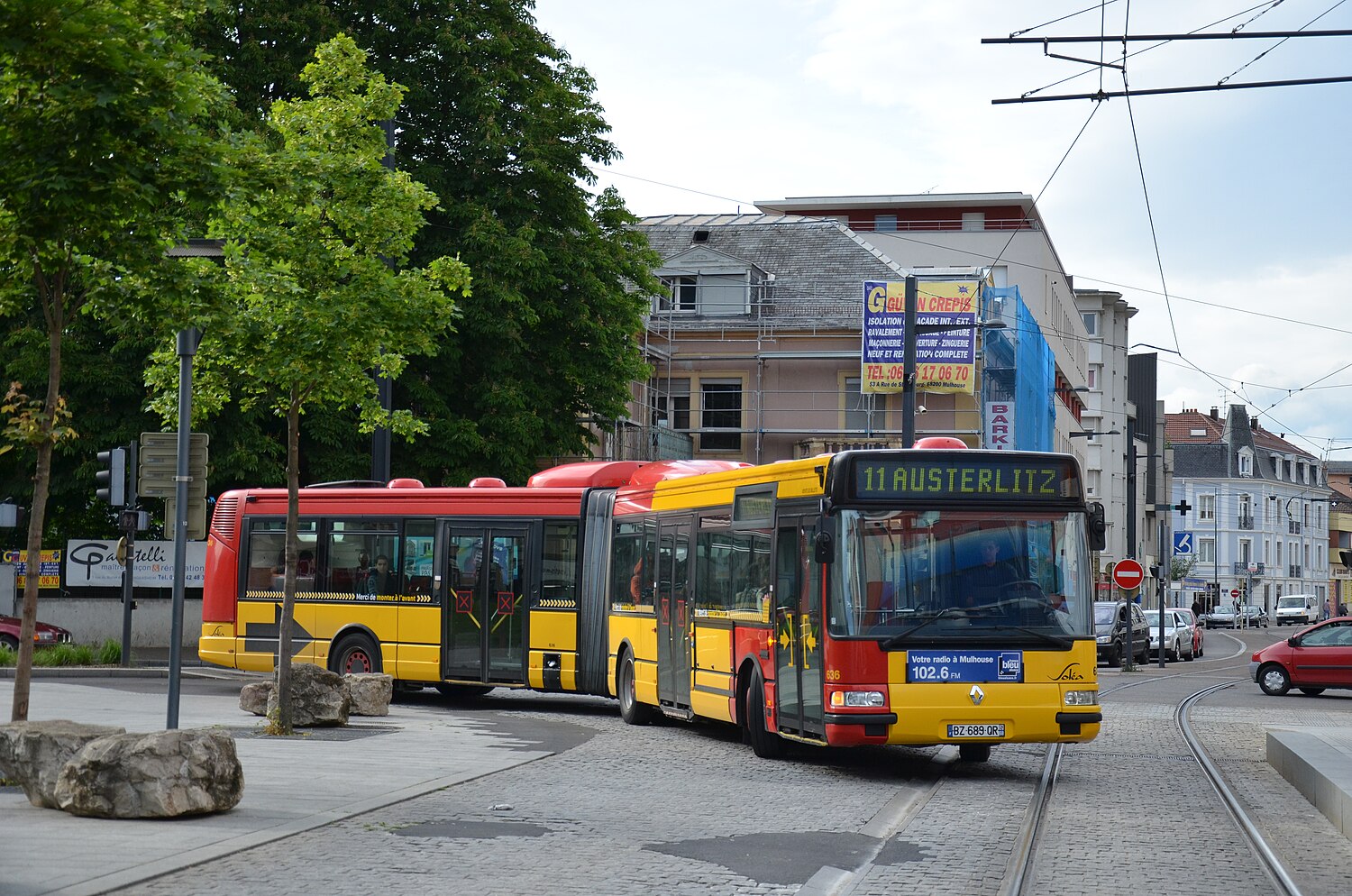 Arrêt Musée de l'Auto ligne 1 - Tram de Mulhouse, horaire, tarif