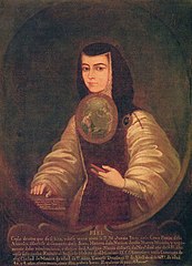 Image 85Sor Juana Inés de la Cruz by Friar Miguel de Herrera (1700–1789) (from History of Mexico)