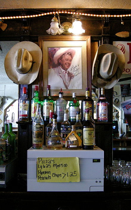 Rex Allen shrine at the Historic Palace Saloon