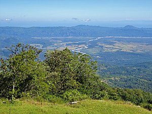 The Ilsa River as seen from Mount Tapo