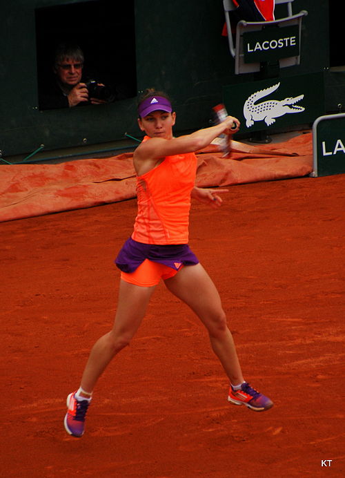 Simona Halep reached her first slam final at the French Open.