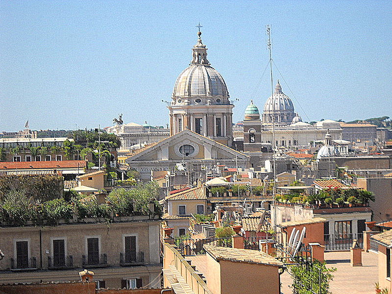 File:Roma Spanish Steps view.jpg