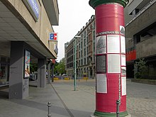 Berlin's Rosenstrasse, where the only public protest against the deportation of German Jews took place in 1943 Rosenstrasse Berlin.jpg