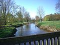 De bovenloop van de Wümme in Rotenburg