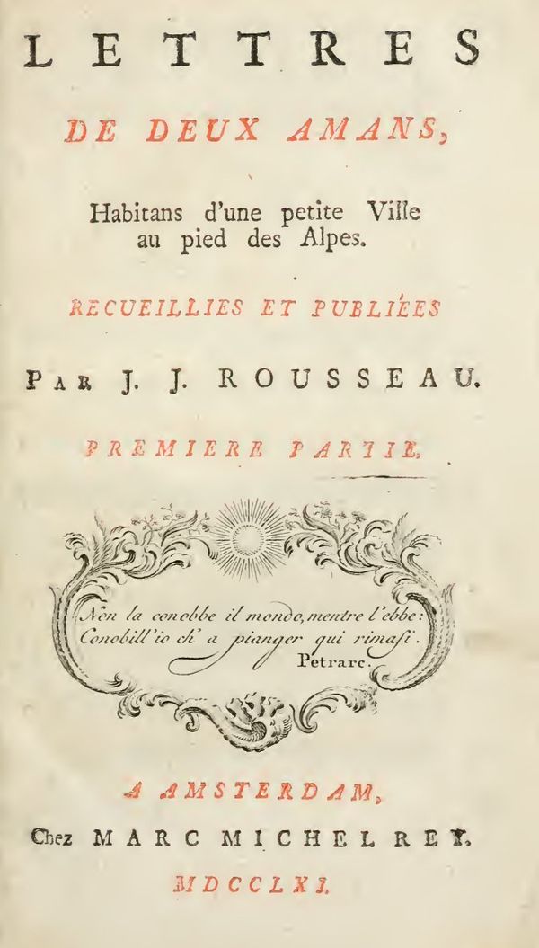 First edition title page