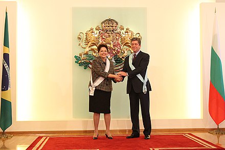 President Rousseff meets with Bulgarian President Georgi Parvanov in Sofia, October 2011