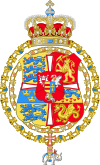 Королевский герб Дании и Норвегии (1699–1819) .svg