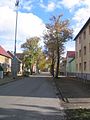 von Ecke Hartwigstraße hinten links Dresdener Straße nordwärts hinten rechts Dresdener Straße südwärts