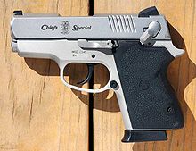 A Smith & Wesson CS45 double-action/single-action pistol, chambered in .45 ACP S&W-Chief.jpg