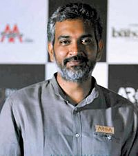 S. S. Rajamouli at the trailer launch of Baahubali.jpg