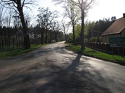 Street of Smolno, West Pomeranian Voivodeship