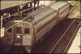 SEPTA train 213 in 1974