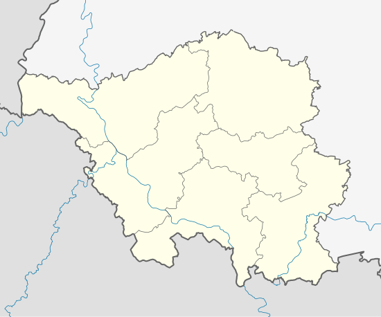 List of upper and medium-sized centers in Saarland (Saarland)