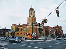 Former Saint Anne Church in 2021 Saint Anne Church Hartford from side.jpg