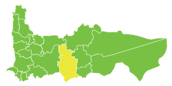موقعیت ناحیه مرکزی سلمیه در نقشه