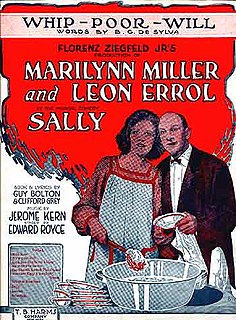 <i>Sally</i> (musical) Musical by Jerome Kern, Clifford Grey and Guy Bolton