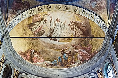 Le plafond de l'abside par le Pordenone