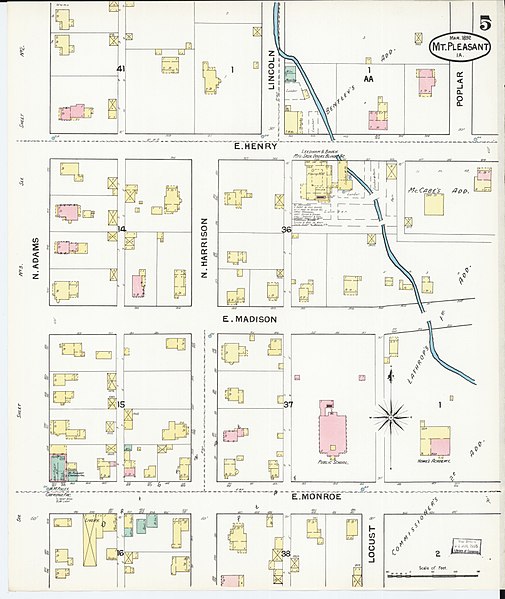 File:Sanborn Fire Insurance Map from Mount Pleasant, Henry County, Iowa. LOC sanborn02760 002-5.jpg