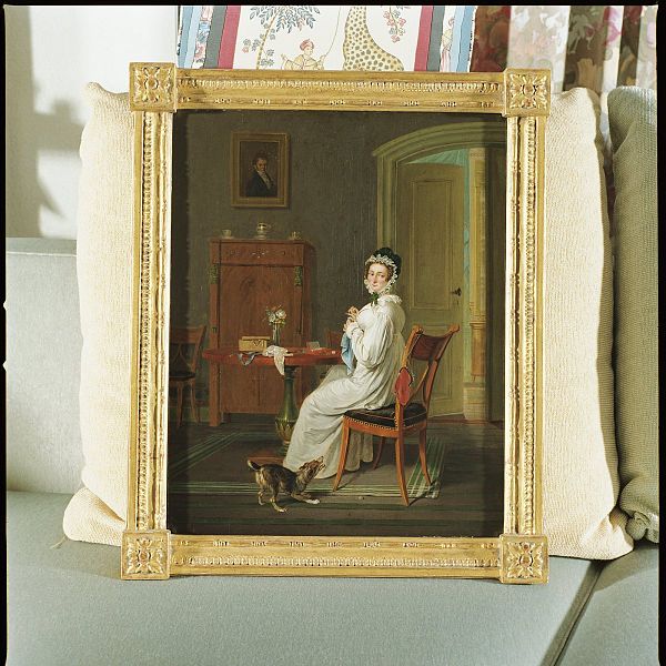 File:Schilderij, Empire interieur, door J. Hari sr. - Bloemendaal - 20429523 - RCE.jpg