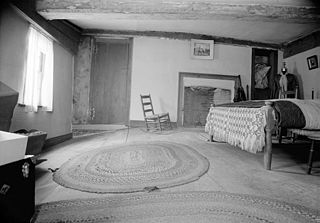 Second floor bedroom with sloped floors