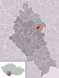 Ševětín - Carte