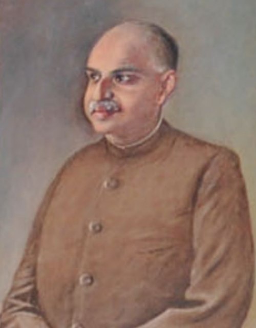 Syama Prasad Mookerjee, founder-president of the Bharatiya Jana Sangh