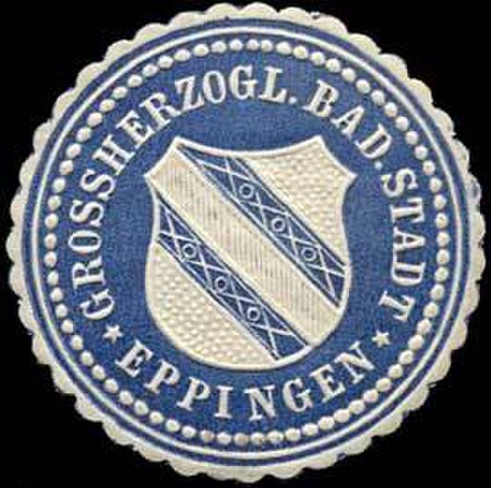 Siegelmarke Grossherzogl. Badische Stadt Eppingen W0311050