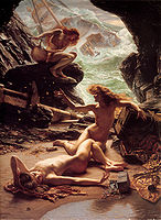 『嵐の洞窟　ニンフ　Cave of the Storm Nymphs 』（1903年）私蔵