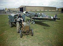 A Spitfire Ia of 761 NAS at RNAS Yeovilton during 1943 Spitfire Ia 761 NAS at RNAS Yeovilton 1943.jpg