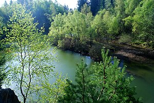 Quarry lake in the NSG